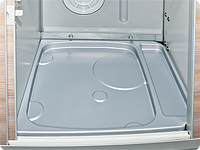 Toilet tray for all VW T6.1/T6/T5 California with scullery.