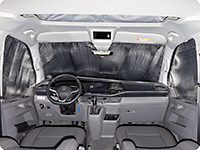 ISOLITE Inside cabin windows, 3 pieces, all VW T6.1 with sensors in the inner-rear mirror.