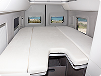 iXTEND fitted sheets are designed to enable all functions (foldability) of the optional loft bed in the VW Grand California 600.