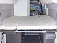 iXTEND fitted sheets are designed to enable all functions (foldability) of the optional loft bed in the VW Grand California 600.