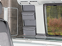 UTILITY for the small kitchen window VW T6.1 California Ocean / Coast, design "Leather Palladium"