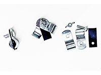 Colliers de serrage pour fixation de gouttière (pièces de rechange), 3 pièces.