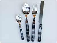 Stainless steel cutlery 18/10 „Marmor Grey“