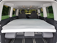 iXTEND fitted sheet for the iXTEND foldign bed VW T6/T5 Multivan/California Beach with 3-seater bench