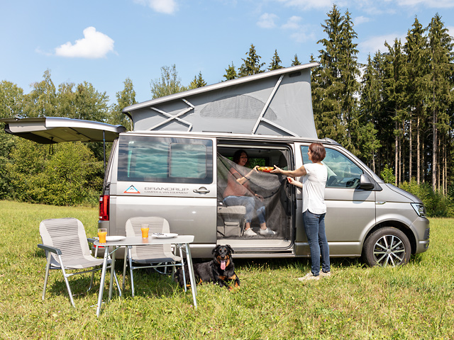Moustiquaire VanQuito VW T5 / T6 avec fermeture éclair magnétique porte  coulissante - Berger Camping