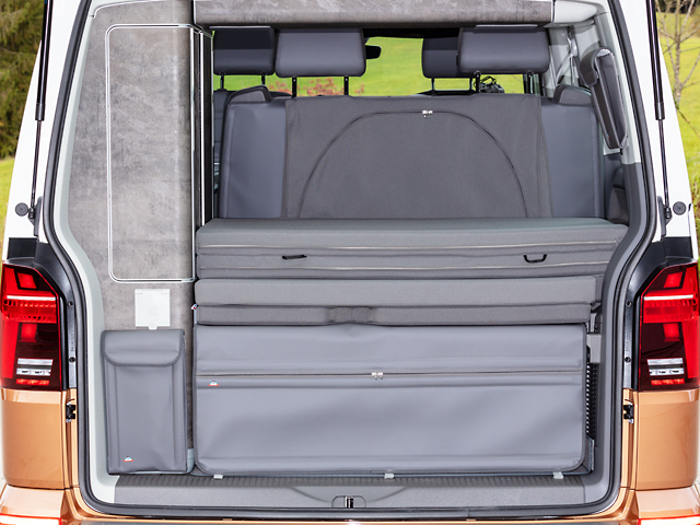 Sacs de rangement pour VW T5/T6/T6.1 Beach avec banquette arrière