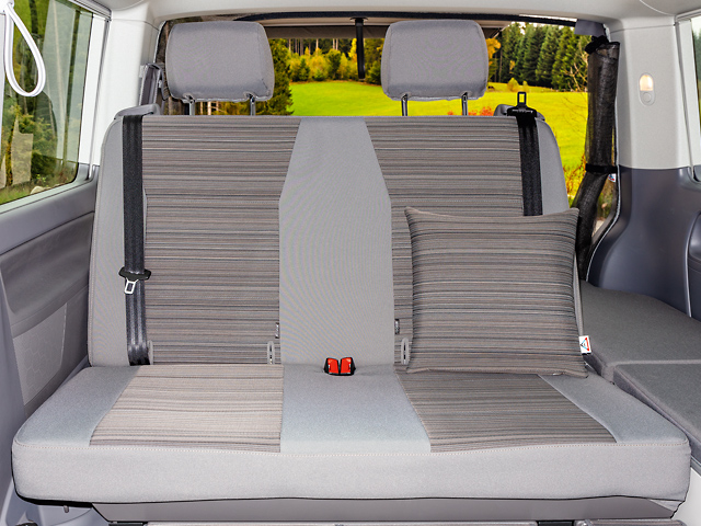 Housses de sièges avant DRIVEDRESSY spécial VW T6 & T6.1 California -  Accessoire intérieur pour van aménagé - H2R Equipements