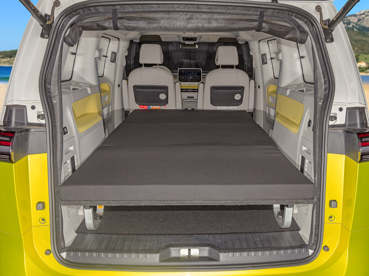 Vw Golf Inflatable Rear Bed BRANDRUP - iXTEND ® folding bed for VW ID.Buzz