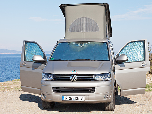 Brandrup ISOLITE Isolierung für die Fenster im VW T7 Multivan