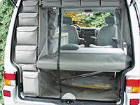 FLYOUT VW T4 California, apertura del maletero 