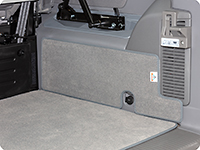 Protection mat for the right side of the boot VW T6.1/T6/T5 California Ocean/Coast/Comfortline, design „Palladium“