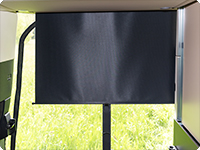 Adjustable fixation of the tailgate window blind.