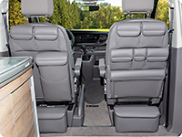 MULTIBOX CarryBag, diseño VW T6.1 "Cuero Palladium"