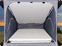 iXTEND fitted sheet for the mattress in the pop-up top of the VW T6.1 California