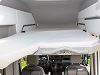iXTEND Spannbettlaken für Hochbett (Dachbett) im VW Grand California 600, 2-teilig