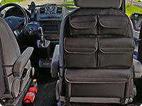 The Utility for the passenger seat offers a lot of storage space