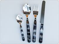 Edelstahlbesteck 18/10 „Marmor Grey“