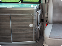 UTILITY para el mueble cocina, lateral VW T6/T5 California Ocean, Coast, Comfortline, Trendline.
